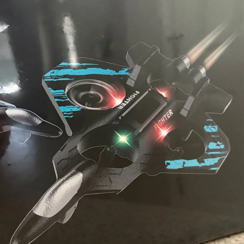 AE3 Interstellar Fighter Plane VR Accessory - Black & Blue